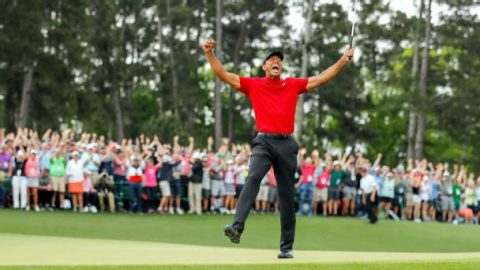 ‘Everybody just stopped … we were watching history.’ From Nick Saban to Bill Murray, stars recall Tiger’s 2019 Masters win