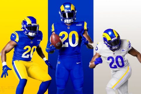Rams reveal new uniforms for stadium debut