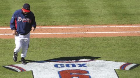 Why it matters that Bobby Cox wore metal spikes his entire managerial career