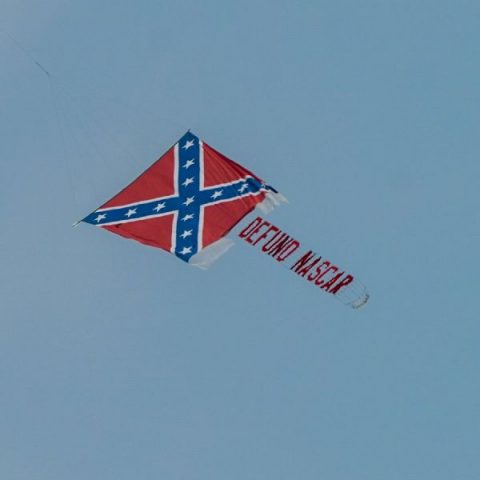 NASCAR sees Confederate flags fly outside track