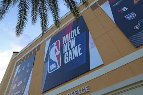 NBA unveils Black Lives Matter on Orlando court
