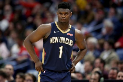 Zion’s return to court a welcome sight for Pelicans