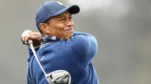 Tiger Woods missed fairways but not opportunities to open the PGA Championship
