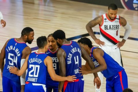 Clippers annoy Lillard during, after Blazers’ loss