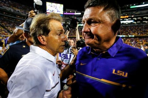 Bama-LSU in jeopardy after Tigers’ COVID tests