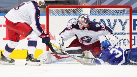 Follow live: Blue Jackets, Lightning in four-OT thriller; Korpisalo breaks playoff saves record