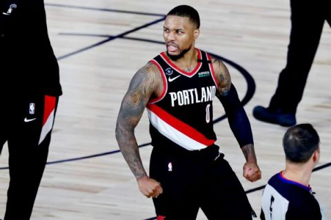 Lillard has knee sprain, out for Game 5 vs. Lakers