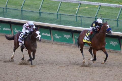 Authentic outduels Tiz the Law to upset Derby