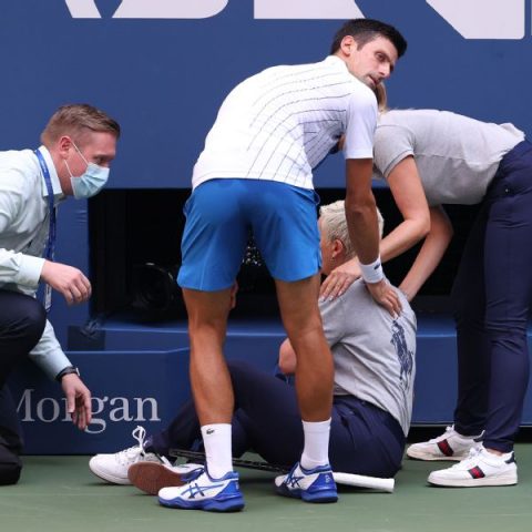 Djokovic out of US Open after hitting judge with tennis ball