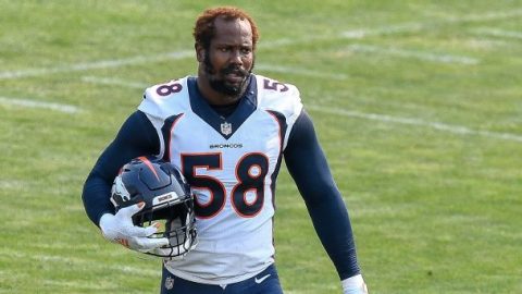 ‘I was scared as hell’: Coronavirus fight part of Von Miller’s tough 2020