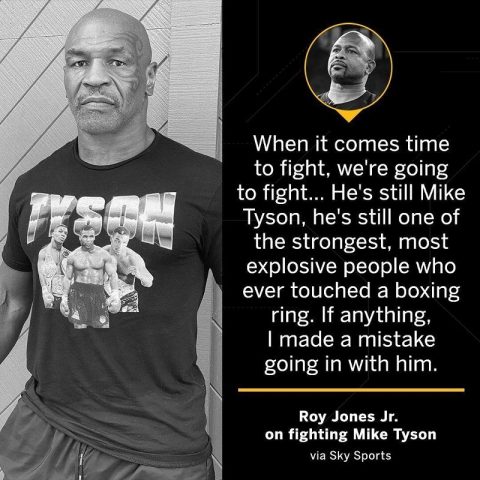Roy Jones Jr. hasn’t forgotten who Mike Tyson is