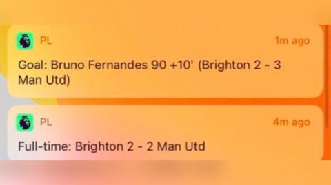 How did Man United score winner vs. Brighton AFTER full-time whistle?