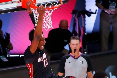 Adebayo redeemed as Heat advance to Finals