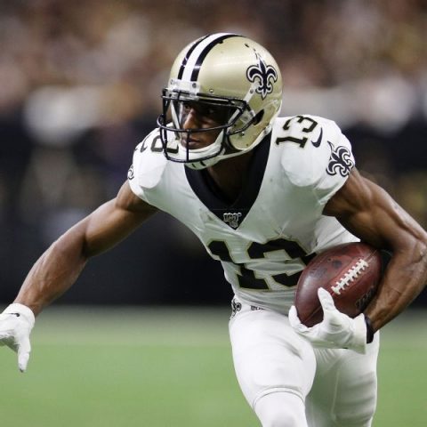 WR Thomas among 6 Saints starters ruled out