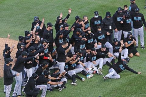 ‘Bottom feeder’ Marlins sweep Cubs, into NLDS