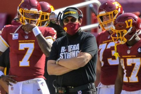 Rivera cites ‘gut feelings’ for quarterback change