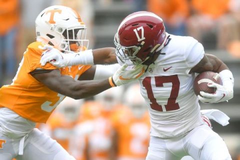 Tide WR Waddle (ankle) expected out for season