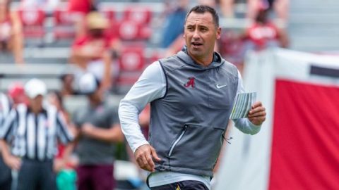No outrunning his past, Alabama’s Steve Sarkisian ready for another head-coaching job