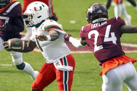 Canes, ‘on the brink’ of not playing, edge Hokies