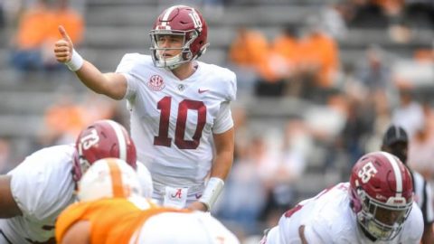 College football’s next Joe Burrow? It might just be Alabama’s Mac Jones