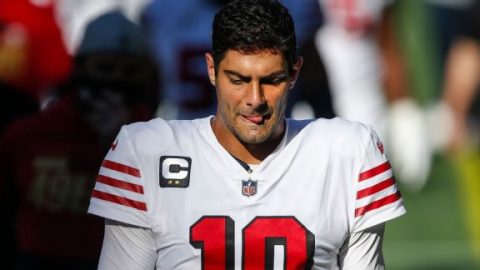 Has Jimmy Garoppolo played his last game with the 49ers?