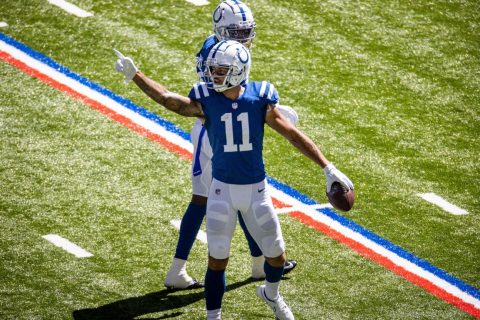 Colts WR Pittman won’t give up No. 11 for Wentz