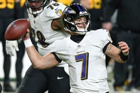 Ravens down to just McSorley after RG III hits IR