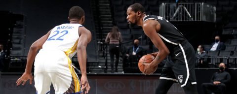 Follow live: KD and the Nets open with the Warriors