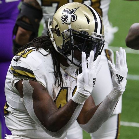 Kamara’s fantasy output a real score for charity