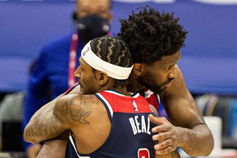 NBA enforcing no-hug rule with midcourt security