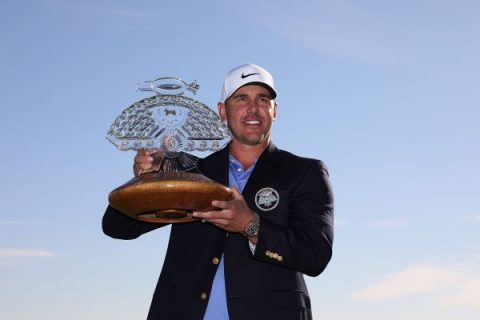 Koepka’s eagle chip gives him 2nd Phoenix win