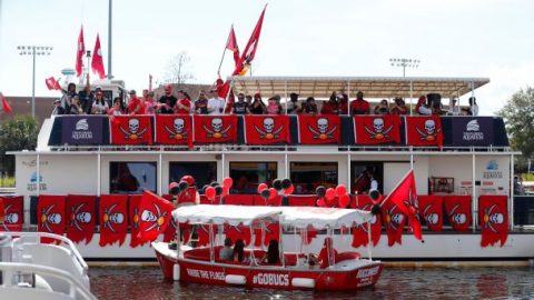 Highlights from the Bucs’ Super Bowl victory parade