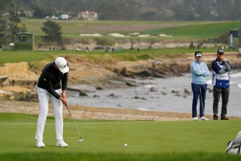 Berger seals win at Pebble with 30-foot eagle putt