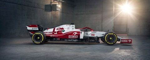 Alfa Romeo unveils 2021 F1 car