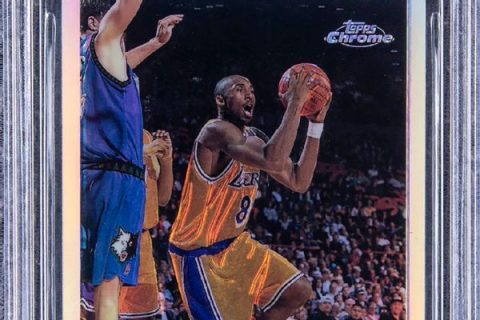 ‘Pristine’ Kobe rookie card sells for nearly $1.8M