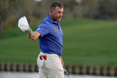 Westwood leads DeChambeau by 2 at Players