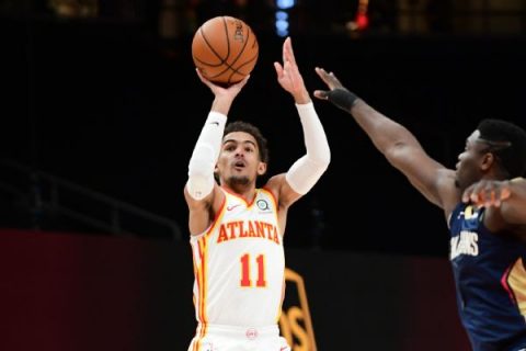 Hawks’ Young diagnosed with lateral ankle sprain