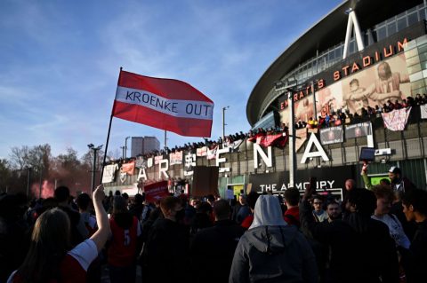 Spotify CEO eyes Arsenal as fans protest Kroenke