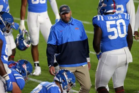 Ole Miss fires OL coach days after spring game