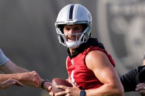Carr dreams of Brady-like career, playing ’til 45