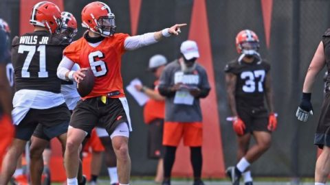 Best of Wednesday at NFL minicamps: Vaccination questions, Baker’s focus and more