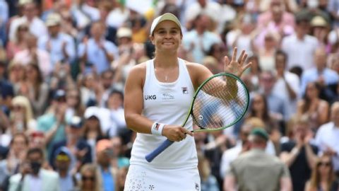Ash Barty a win away from realizing childhood dream at Wimbledon