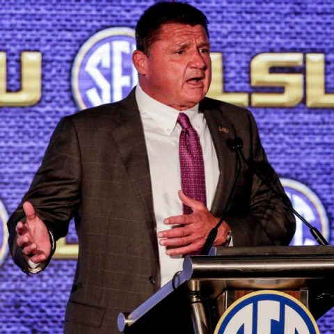 LSU’s Orgeron: Tigers have 2 ‘championship’ QBs