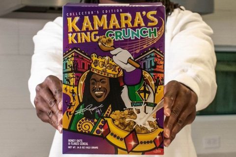 Alvin Kamara scores again with his own cereal brand, ‘Kamara’s King Crunch’