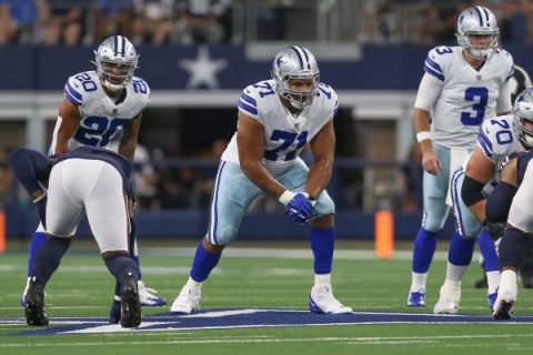 Cowboys starting RT Collins suspended 5 games