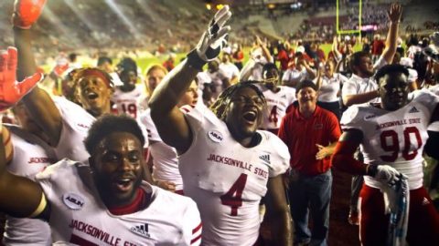 ‘College football at its best’: How Jacksonville State soaked in its stunning upset of FSU