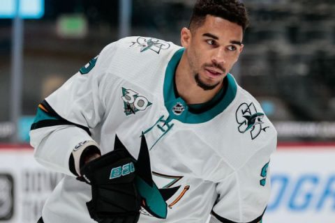 Sharks place embattled wing Kane on waivers