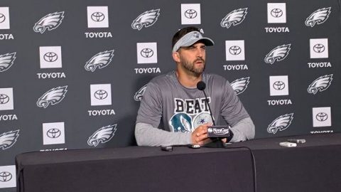 ‘I’ll be wearing this all week’: Eagles coach Nick Sirianni wears ‘Beat Dallas’ shirt ahead of matchup with Cowboys