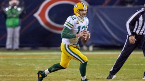 Aaron Rodgers runs out of time when trying to recall all of the Bears QBs since 2008
