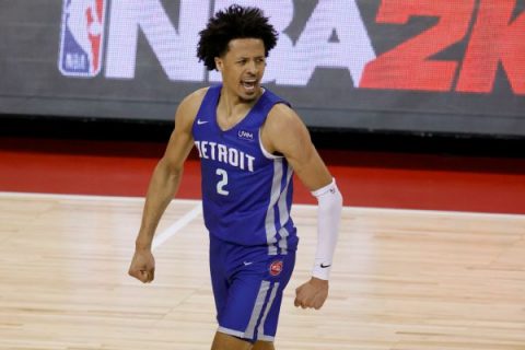 No. 1 pick Cunningham makes Pistons debut